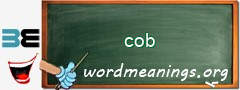 WordMeaning blackboard for cob